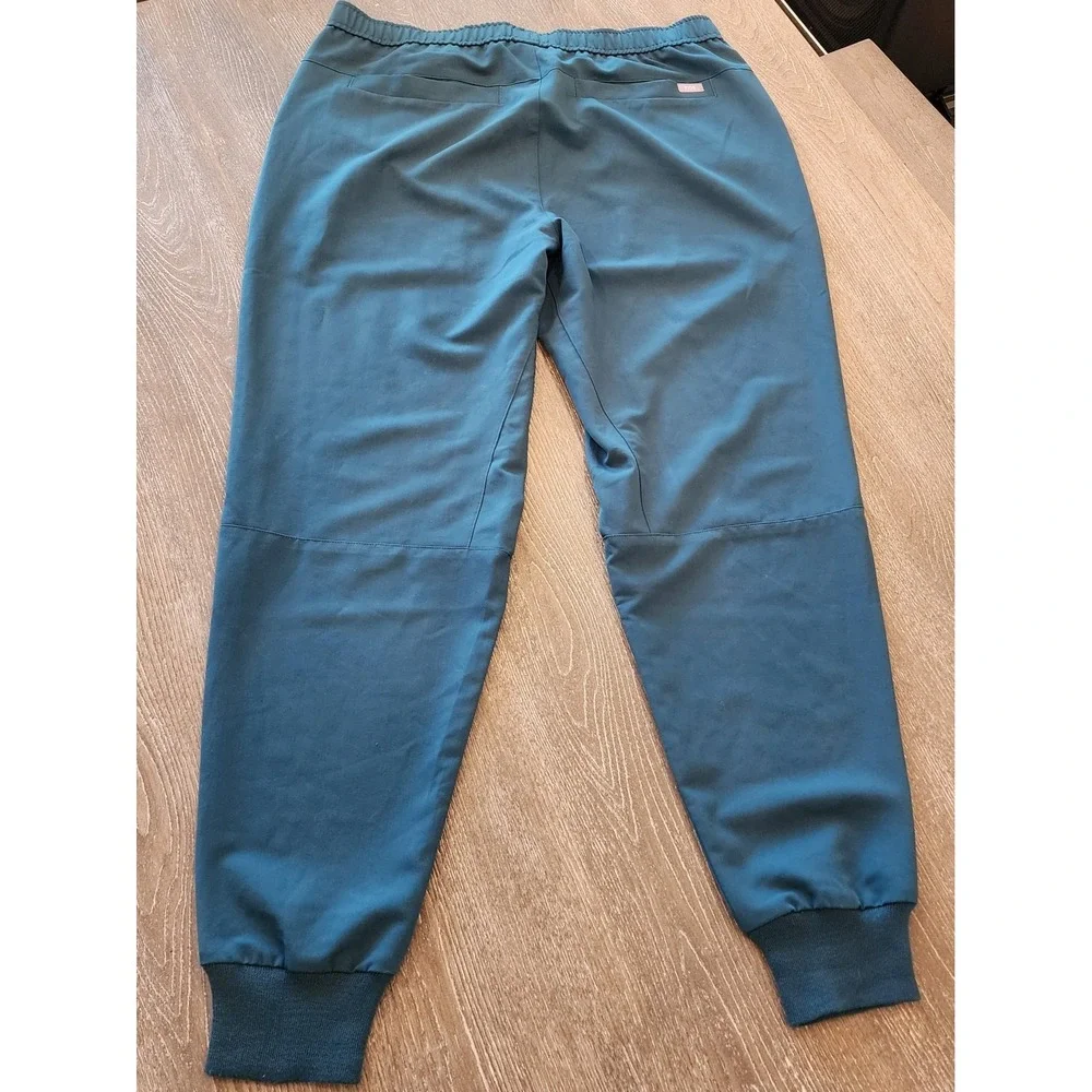 FIGS‎ Tansen Jogger Scrubs Pants XL Blue Green Teal Technical Collection Pockets